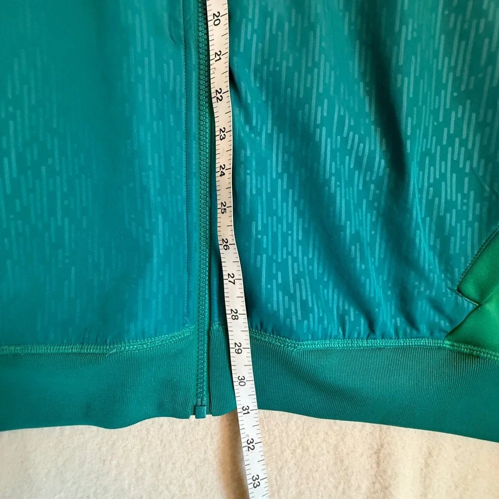 Adidas Climalite Track Jacket Green Teal 2XL Lightweight Running‎